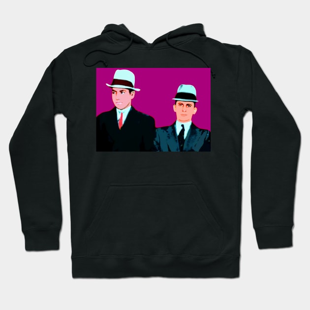 lucky luciano and meyer lansky pop art Hoodie by oryan80